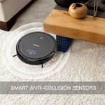 Robot Vacuum Cleaner, ICOCO Automatically Sweeping Floor, High Suction,Self-Charging,Ultra Flexible,Daily Planning, Good for Hard Floor and Low Pile Carpet with Remote Controller