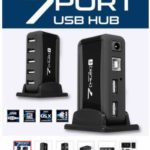 COMPUTERUSB 7-Port USB HUB with extra power adapter #CU5291413