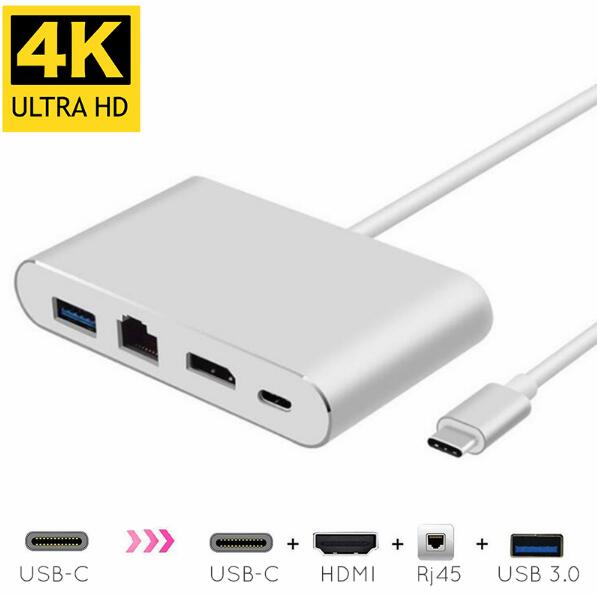 USB-C HUB,USB 3.1 HUB,USB-C to HDMI,USB-C to RJ45,USB-C to USB3.0,TypeC to HDMI
