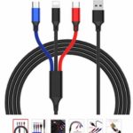 COMPUTERUSB 3 in 1 Charging Cable for Lighting Type-C Micro #CU7181356