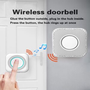 Wireless Door Bell Doorbell, WiFi DoorBell Door Bell, Video DoorBell, Door Ringer Ring, Smart Doorbell Camera, Home Security,