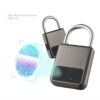 Fingerprint Padlock Waterproof Smart Keyless Security Locker Fingerprint Lock Anti-Theft USB Charge For Bike Gym Locker Luggage - Image 3