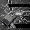 Fingerprint Padlock Waterproof Smart Keyless Security Locker Fingerprint Lock Anti-Theft USB Charge For Bike Gym Locker Luggage - Image 6