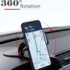 Portable Car Mobile Phone Holder GPS Navigation Phone Holder For iPhone Xiaomi Samsung OPPO Realme Universal Mobile Phone Holder #CU05240939 - Image 3