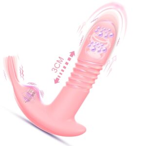 Rotating Vibrator Thrusting Telescopic Dildo Vagina G Spot Massage Clitoris Stimulator Masturbator Female Sex Toy For Women