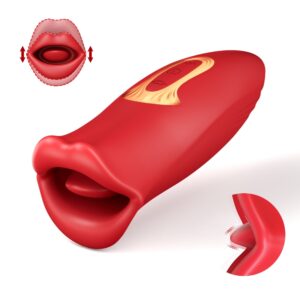 Tongue Licking Vibrator Female Clit Sucking Nipple Blowjob Oral Stimulator Vagina Sucker Sex Toy for Women Orgasm Adult Product