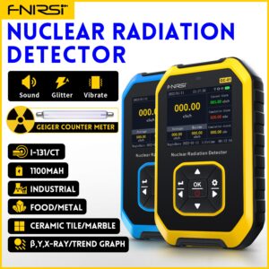 FNIRSI GC-01 Geiger Counter Nuclear Radiation Detector Personal Dosimeter X-ray γ-ray β-ray Radioactivity Tester Marble Detector