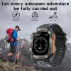 For Huawei Military Outdoor Men's Smart Watch Compass GPS Track Weather AI Voice 100 Sports Modes 620mAh SmartWatch New 2023 - Image 2