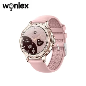Wonlex DW23 Women Fashion Smart Watch Lady Elegant Wrist Watch Bluetooth Calling Sports Pedometer Goddess Design Bracelet