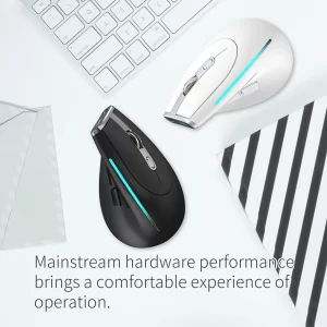F-36 2.4G Bluetooth-compatible Mice Professional 8 Buttons Ergonomic Vertical Mouse for Computer Laptop Desktop