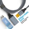 3.0 USB Extension Cable Male To Female For PC TV PS4 Computer Laptop Extender USB To USB Cable 3m Extension 5Gbps Data Transmit - Image 3