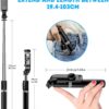 COMPUTERUSB Selfie Stick Tripod with Wireless Remote, Mini Extendable 4 in 1 Selfie Stick - 360° Rotation Phone Stand Holder - Image 3
