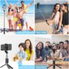 COMPUTERUSB Selfie Stick Tripod with Wireless Remote, Mini Extendable 4 in 1 Selfie Stick - 360° Rotation Phone Stand Holder - Image 6