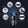 4.8A 5V Car Chargers 2 Ports Fast Charging For Samsung Huawei iphone 11 8 Plus Universal Aluminum Dual USB Car-charger Adapter - Image 2