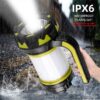 Camp Lamp LED Camping Light USB Rechargeable Flashlight Dimmable Spotlight Work Light Waterproof Searchlight Emergency Torch - Image 3