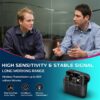 Ulanzi J12 Portable Wireless 20M Lavalier Microphone Transmitter and Receiver Clip Lable Audio Video Mic with Type-C Lightning - Image 5