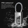 Rechargeable Smart Lock Keyless Fingerprint Lock IP66 Waterproof Anti-Theft Security Padlock Door Luggage Case Lock - Image 3