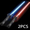 2pcs Toy Laser Sword Red and Blue Double Sword Retractable Two In One Lightsaber Jedi Cosplay Weapon Boy Toy Children Gift - Image 6