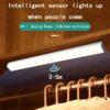L09 LED Human Body Induction Smart Home Wireless Magnetic Night Light Strip Rechargeable Kitchen Wardrobe Cabinet Table Cupboard