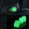 Luminous Car Tire Valve Cap Fluorescent Night Glowing Decor Motorcycle Bike Wheel Nozzle Dustproof Tyre Valve Stem Caps #CU06191750 - Image 2