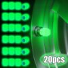 Luminous Car Tire Valve Cap Fluorescent Night Glowing Decor Motorcycle Bike Wheel Nozzle Dustproof Tyre Valve Stem Caps