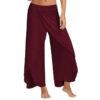 Women Wide Leg Pants Loose Fitness Yoga Split Trousers Mandala Open Leg Pants Comfort Gypsy Hippie Aladdin Harem Pants - Image 2