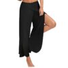 Women Wide Leg Pants Loose Fitness Yoga Split Trousers Mandala Open Leg Pants Comfort Gypsy Hippie Aladdin Harem Pants - Image 3