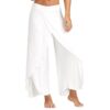 Women Wide Leg Pants Loose Fitness Yoga Split Trousers Mandala Open Leg Pants Comfort Gypsy Hippie Aladdin Harem Pants - Image 4