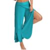 Women Wide Leg Pants Loose Fitness Yoga Split Trousers Mandala Open Leg Pants Comfort Gypsy Hippie Aladdin Harem Pants - Image 5
