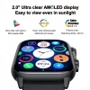2023 HK9 Ultra Smartwatch Mens Women AMOLED HD Screen Heart Rate Blood Pressure NFC Bluetooth Call Smart Watch For Apple Huawei - Image 6