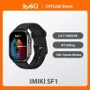 IMIKI SF1 Smart Watch 2.01" AMOLED Display 1000nits BT Calling 100 Sports Modes IP68 Business Fashion Modeling Metal Case