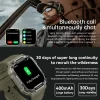 Men Smart Watch Military Healthy Monitor AI Voice Bluetooth Call Fitness Waterproof Sports Smartwatch for IOS Android Phone 2023 - Image 3