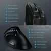 Bluetooth Vertical Wireless Mouse for Tablet Laptop Notebok Rechargeable USB Wireless Mouse Ergonomics Right Hand - Image 3