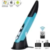 Creative 2.4G Wireless Mouse Pen Vertical Pen-Shaped Stylus Battery Optical Sensor Mouse Suitable For Laptops Desktops Tablet