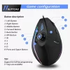 For ZELOTES Vertical Gaming Mouse Programmable USB Wired RGB Optical Mouse 11 Buttons 10000 DPI Adjustable Ergonomic Gamer Mice - Image 5