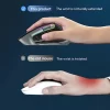 Wireless Mouse Bluetooth 2.4G Tri-mode Mouse Mute Mice Ergonomic Gaming Mouse USB-C Rechargeable 5 DPI For Laptop PC Notebook - Image 3