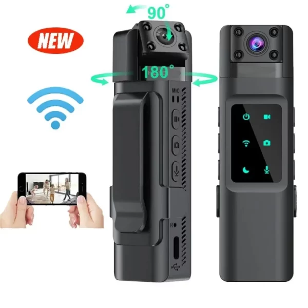 JOZUZE MD33 NEW Wifi Hotspot Mini Camera 1080P Portable Digital Video Recorder Body Camera Night Vision DVR Miniature Camcorder