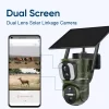 LS VISION 4K 4G Dual Screen Solar Trail Camera Outdoor WIFI Security Cam Dual PIR Human Auto Tracking CCTV Wildlife Solar Camera - Image 3