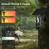 LS VISION 4K 4G Dual Screen Solar Trail Camera Outdoor WIFI Security Cam Dual PIR Human Auto Tracking CCTV Wildlife Solar Camera - Image 2