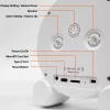 Tuya Wifi Alarm Clock Camera HD 1080P Night Vision Motion Detection Portable Home Security Surveillance Wifi Clock IP Camera - Image 2